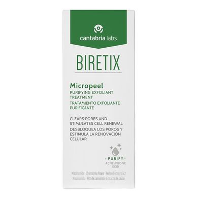 Очищувальний пілінг-скраб для проблемної шкіри Cantabria Labs Biretix Micropeel Purifying Exfoliant Treatment 50 мл - основне фото