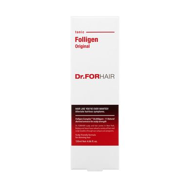 Стимулирующий тоник для роста волос Dr. FORHAIR Folligen Tonic 120 мл - основное фото