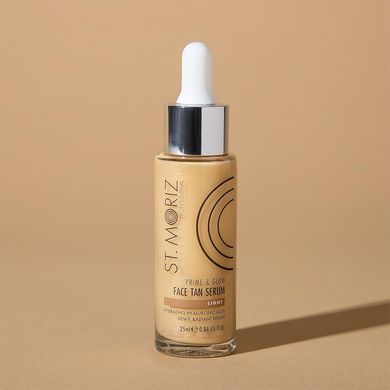 Сироватка-автозасмага St. Moriz Professional Prime & Glow Face Tan Serum Light 25 мл - основне фото