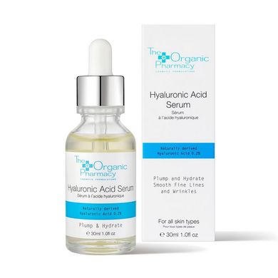 Сыворотка с гиалуроновой кислотой для глубокого увлажнения кожи The Organic Pharmacy Hyaluronic Acid Serum 30 мл - основное фото