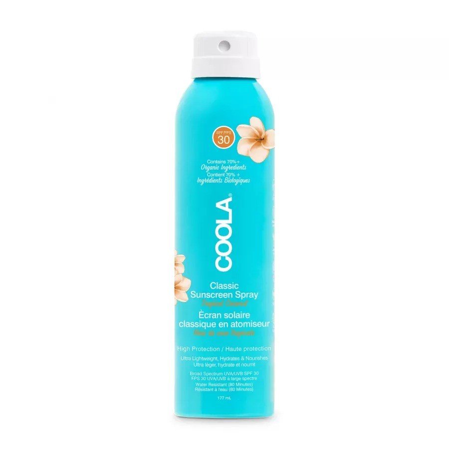 Солнцезащитный спрей для тела «Тропический кокос» COOLA Classic Body Sunscreen Spray Tropical Coconut SPF 30 177 мл - основное фото