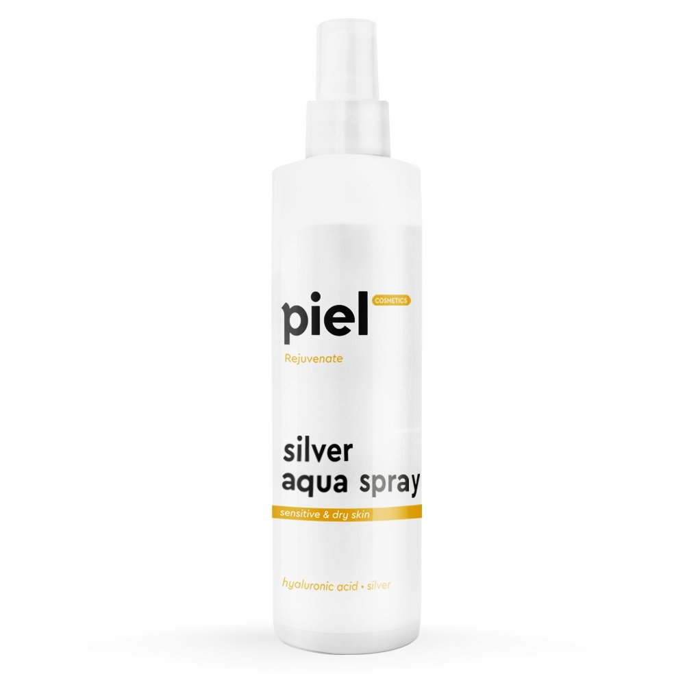 Антивозрастной увлажняющий спрей для лица Piel Cosmetics Rejuvenate Silver Aqua Spray 250 мл - основное фото