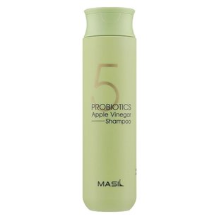 Шампунь для балансу pH шкіри голови Masil 5 Probiotics Apple Vinegar Shampoo 300 мл - основне фото