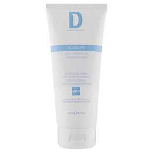 Увлажняющий очищающий гель для душа Dermophisiologique Aqualife Body Cleanser 200 мл - основное фото