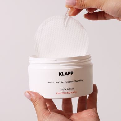 Відлущувальні педи Klapp Multi Level Performance Cleansing AHA Peeling Pads 40 шт - основне фото