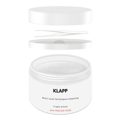 Відлущувальні педи Klapp Multi Level Performance Cleansing AHA Peeling Pads 40 шт - основне фото