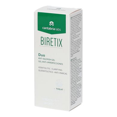 Себорегулирующий противовоспалительный гель Cantabria Labs Biretix Duo Purifying Exfoliant Gel / Anti-Blemish Gel 30 мл - основное фото