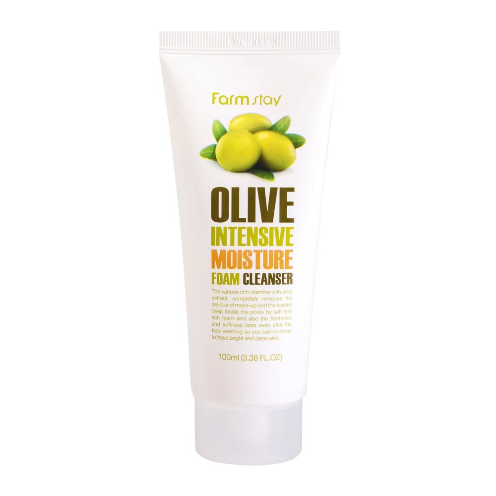 Пінка для вмивання з екстрактом оливи Farmstay Olive Intensive Moisture Foam Cleanser 100 мл - основне фото