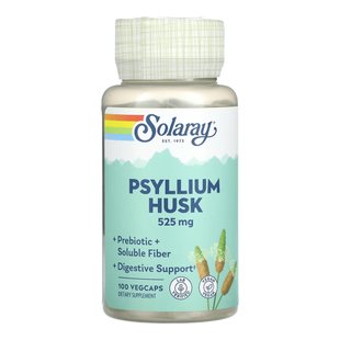 Капсулы псилиума Solaray Psyllium Husk 525 mg 100 шт - основное фото