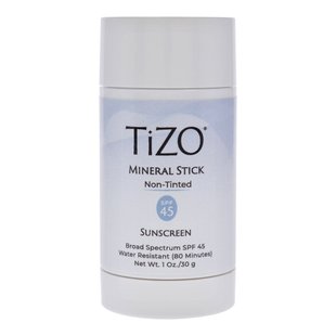 Мінеральний сонцезахисний стік без відтінку TIZO Mineral Stick Sunscreen Non-Tinted SPF 45 30 г - основне фото