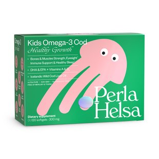 Омега-3 для детей с витаминами A и D3 Perla Helsa Kids Omega-3 with vitamins A and D3 120 шт - основное фото