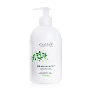 Увлажняющий лосьон для тела с 8% мочевиной Biotrade Keratolin Body Hydration Lotion 400 мл - основное фото