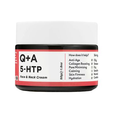 Крем для лица и шеи Q+A 5-HTP Face & Neck Cream 50 мл - основное фото