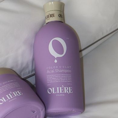 Шампунь для нейтралізації жовтизни OLIE'RE PARIS Color E'Clat Acai Hair Shampoo 500 мл - основне фото