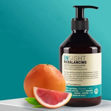 Шампунь для жирної шкіри голови Insight Rebalancing Shampoo 400 мл - основне фото