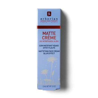 Ультра матирующий крем для лица Erborian Matte Cream Mattifying Face Cream Blur Effect 15 мл - основное фото