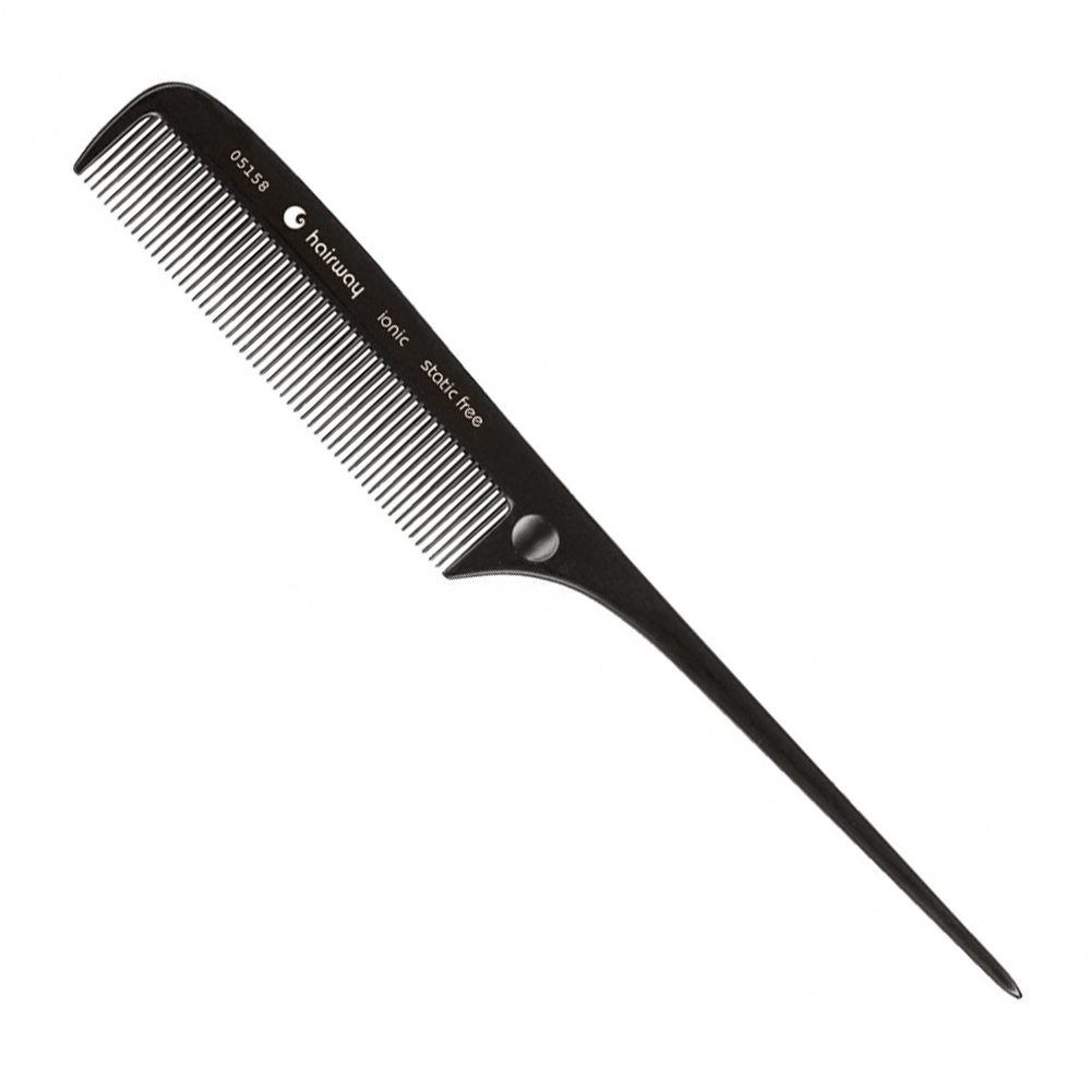 Чёрный ионный антистатичный гребешок Hairway Haircomb Ionic 05158 225 мм - основное фото