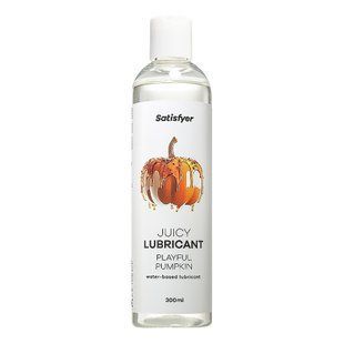 Лубрикант на водной основе с ароматом тыквы Satisfyer Juicy Lubricant Playful Pumpkin 300 мл - основное фото