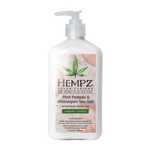 Молочко для тіла «Помело-Гімалайська сіль» HEMPZ Fresh Fusions Pink Pomelo & Himalayan Sea Salt Herbal Body Moisturizer 500 мл - основне фото