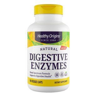 Травні ферменти Healthy Origins Natural Digestive Enzymes 90 шт - основне фото