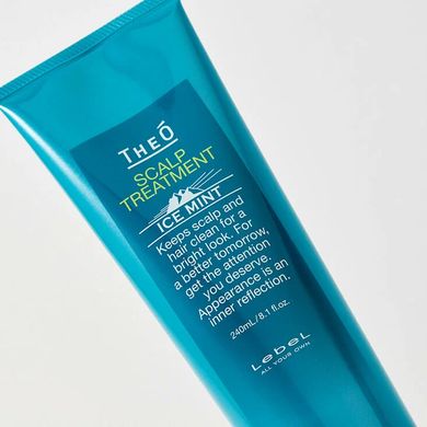 Крем-догляд для шкіри голови для чоловіків Lebel THEO Scalp Treatment Ice Mint 240 мл - основне фото