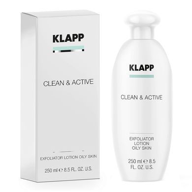 Лосьон-эксфолиатор для жирной кожи Klapp Clean & Active Exfoliator Lotion Oily Skin 250 мл - основное фото