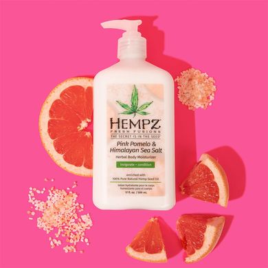 Молочко для тіла «Помело-Гімалайська сіль» HEMPZ Fresh Fusions Pink Pomelo & Himalayan Sea Salt Herbal Body Moisturizer 500 мл - основне фото