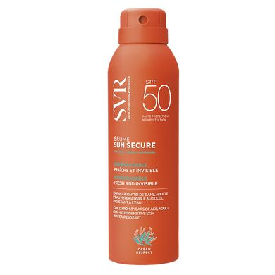 Солнцезащитный спрей-мист SVR Sun Secure Biodegradable Fresh and Invisible SPF 50 200 мл - основное фото