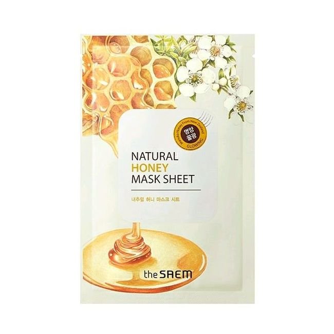 Укрепляющая маска с экстрактом мёда THE SAEM Natural Honey Mask Sheet 21 г - основное фото