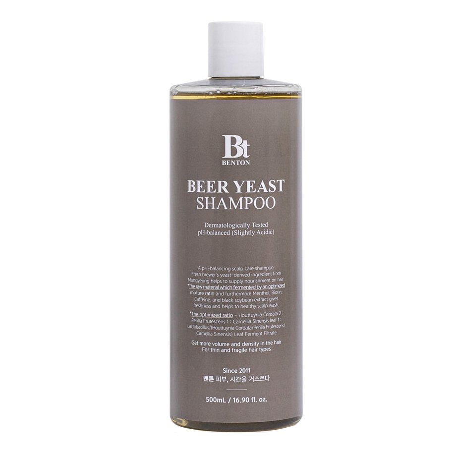 Шампунь с пивными дрожжами для укрепления и восстановления волос BENTON Beer Yeast Shampoо 500 мл - основное фото