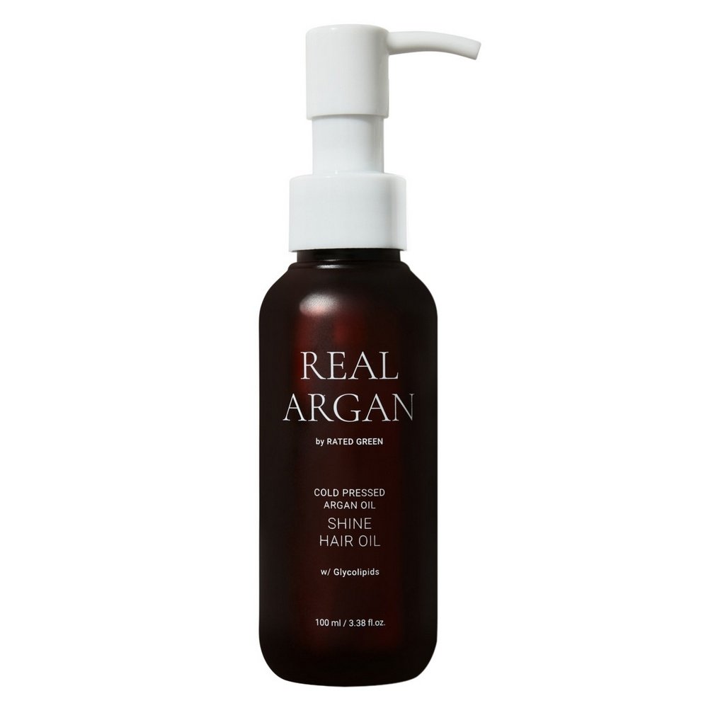 Аргановое масло для волос Rated Green Real Argan Cold Pressed Argan Oil Hair Shine Oil 100 мл - основное фото