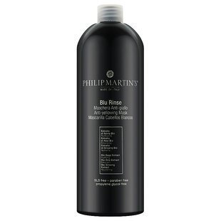 Маска против желтизны волос Philip Martin`s Blu Rinse Anti-yellowing Mask 1000 мл - основное фото