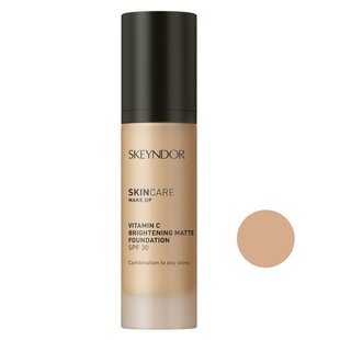 Матирующая основа для макияжа с витамином С Skeyndor Skincare Make Up Vitamin C Brightening Matte Foundation SPF 30 01 30 мл - основное фото