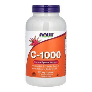 Вітамін C для антиоксидантного захисту Now Foods C-1000 RH SR Antioxidant Protection 250 шт - основне фото