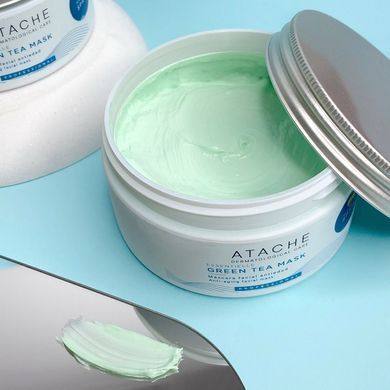 Відновлювальна та заспокійлива маска з екстрактом зеленого чаю Atache Essentielle Reafirming Mask Green Tea 200 мл - основне фото