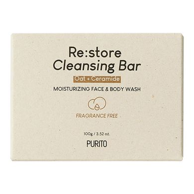 Очищувальне відновлювальне мило Purito Re:store Cleansing Bar 100 г - основне фото