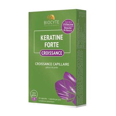 Харчова добавка Biocyte Keratine forte Croissance 20 шт - основне фото