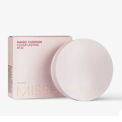 Тональна основа-кушон Missha Magic Cushion Cover Lasting SPF 50+ PA+++ №23 15 г - основне фото