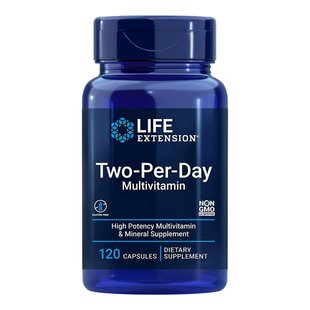 Мультивитамины в капсулах Life Extension Two-Per-Day Multivitamin 120 шт - основное фото