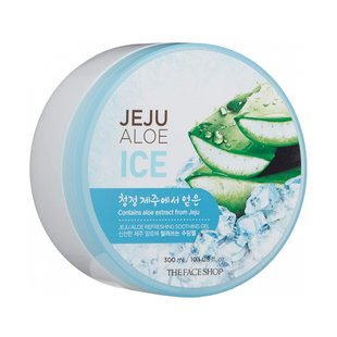 Освіжувальний гель з алое для обличчя та тіла THE FACE SHOP Jeju Aloe Refreshing Soothing Gel 300 мл - основне фото