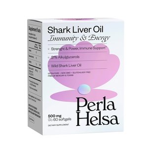 Масло печени акулы Perla Helsa Shark Liver Oil with Alkylglycerols 60 шт - основное фото