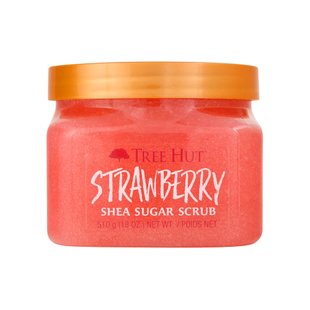 Скраб для тела с экстрактом клубники Tree Hut Strawberry Shea Sugar Scrub 510 г - основное фото