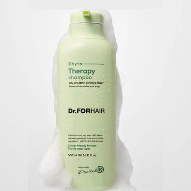 Фітотерапевтичний шампунь для чутливої шкіри голови Dr. FORHAIR Phyto Therapy Shampoo 500 мл - основне фото