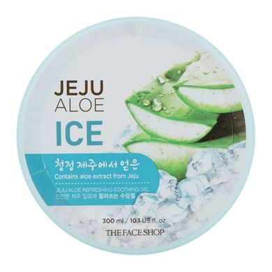 Освіжувальний гель з алое для обличчя та тіла THE FACE SHOP Jeju Aloe Refreshing Soothing Gel 300 мл - основне фото