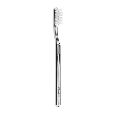 Срібна зубна щітка середньої жорсткості Janeke Toothbrush NISP 50/12 - основне фото