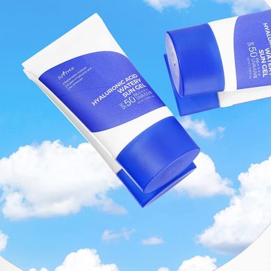 Сонцезахисний зволожувальний гель Isntree Hyaluronic Acid Watery Sun Gel SPF 50+ PA++++ 2x50 мл - основне фото