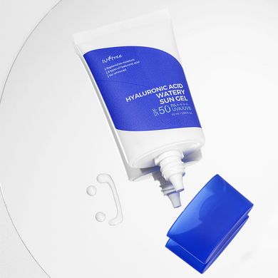 Солнцезащитный увлажняющий гель Isntree Hyaluronic Acid Watery Sun Gel SPF 50+ PA++++ 2x50 мл - основное фото