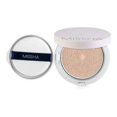 Тональна основа-кушон Missha Magic Cushion Cover Lasting SPF 50+ PA+++ №21 15 г - основне фото