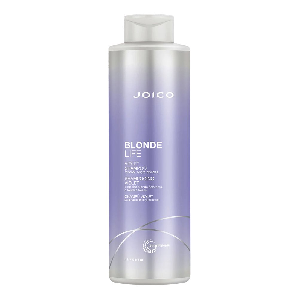 Фиолетовый шампунь для сохранения яркого холодного блонда Joico Blonde Life Violet Shampoo 1000 мл - основное фото