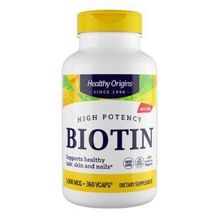 Біотин Healthy Origins High Potency Biotin 5000 mcg 360 шт - основне фото